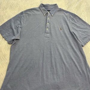 Ralph Lauren Men’s Knit Oxford Polo
Size XLT